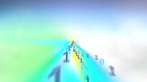 Wireless data stream loop Stock Footage 22935632