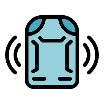 Wireless device emitting radio waves, modern communication technology Stock Illustration