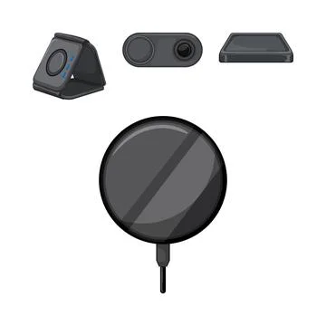 Wireless devices charging technology concept for modern gadgets Stock Illustration
