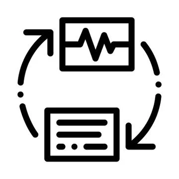 Wireless Diagnostics Voice Control Icon Vector Illustration Stockillustratie