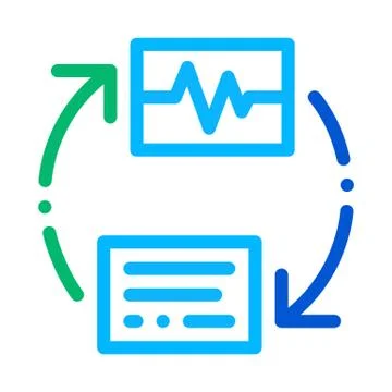 Wireless Diagnostics Voice Control Icon Vector Illustration Illustrazione stock