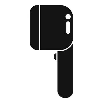 Wireless earbud icon showing modern audio device Stock Illustration