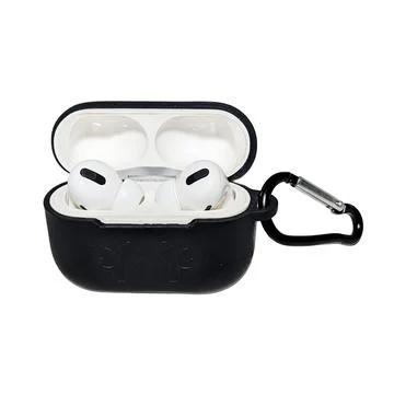 Wireless Earbuds in Black Protective Case 스톡 사진