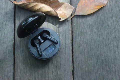 Wireless Earphones  스톡 사진