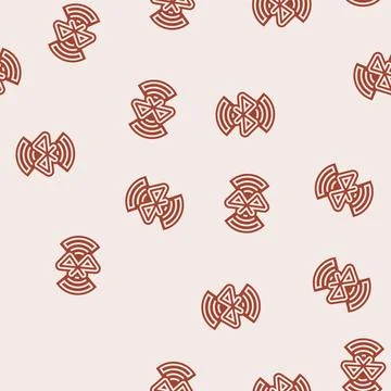 Wireless enabled glyph seamless pattern 스톡 일러스트
