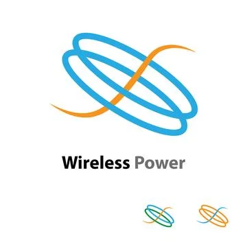 Wireless ev charger logo イラスト素材