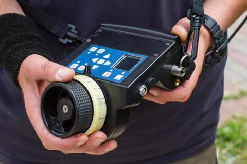 Wireless follow focus. Stock Photos