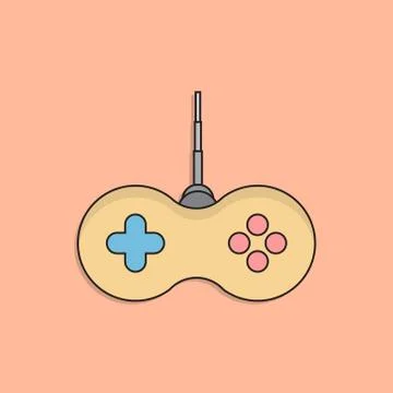 Wireless Gamepad  joystick vector design ilustration Stock Illustration