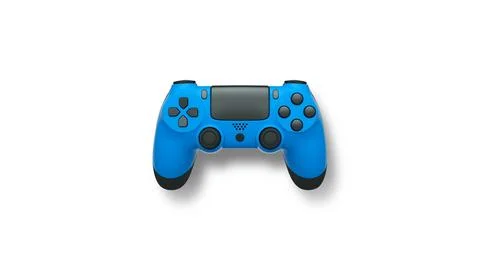 Wireless gaming controller flying in air isolated on white background, symb.. Stock-Illustration