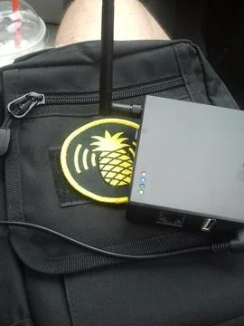 Wireless hacking equipment Stock Photos