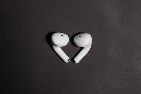 Wireless headphones Foto stock