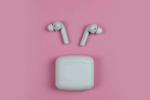 Wireless headphones  Stock Photos