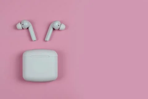 Wireless headphones  Stock Photos
