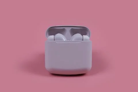 Wireless headphones  Foto stock