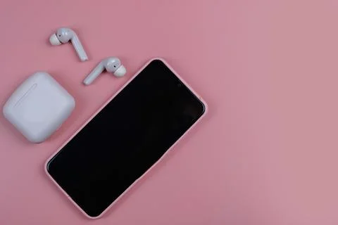 Wireless headphones  Stock Photos