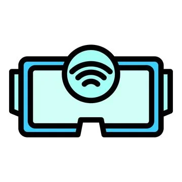 Wireless headset icon vector flat Stock Illustration
