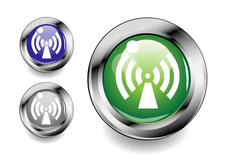 Wireless icon Stock Illustration