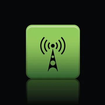 Wireless icon web Stock Illustration