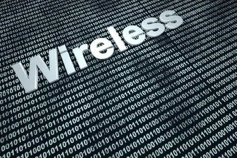 Wireless 库存插图