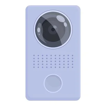 Wireless intercom icon cartoon vector. Video system Stock Illustration