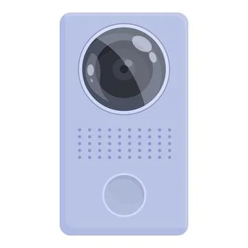 Wireless intercom icon cartoon . Video system Stock Illustration