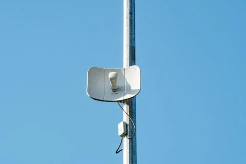 Wireless internet access point antenna Stock Photos
