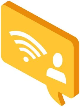Wireless internet connection icon, wifi symbol. Logo of worldwide network in Stock Illustration
