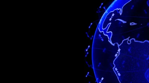 Wireless internet data wifi connectivity by a global system of telecommunication Stock Footage 128842056