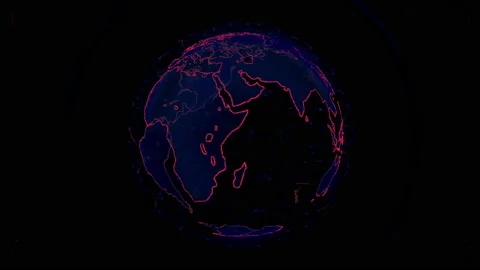 Wireless internet data wifi connectivity by a global system of telecommunication Stock Footage 137548447