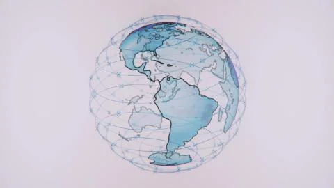 Wireless internet data wifi connectivity by a global system of telecommunication Stock Illustration