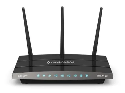 Wireless internet router Stock Illustration