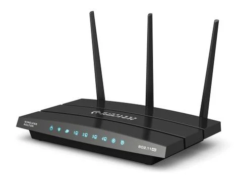 Wireless internet router Stock Illustration