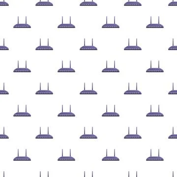 Wireless internet router networking devices seamless pattern Stockillustratie