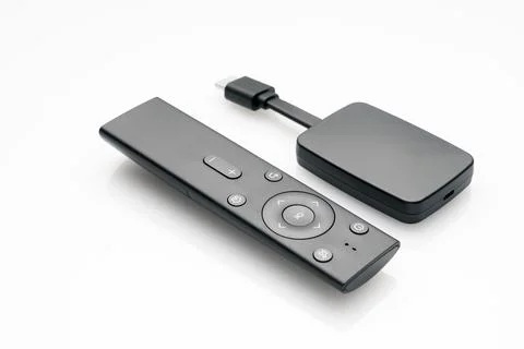 Wireless internet TV set, set-top box Stock Photos