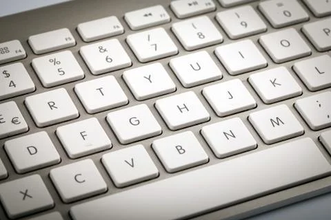 Wireless keyboard detail Stock Photos