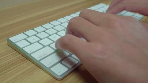 Wireless keyboard Stock Footage 150620351