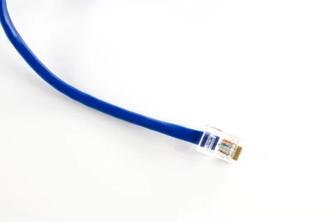 Wireless lan cable on white background Stock Photos