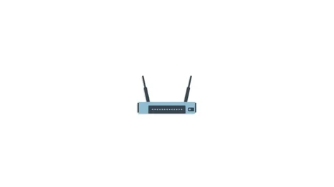 Wireless LAN icon animation for video motion graphics Stock Footage 202200261