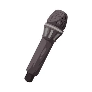 Wireless microphone illustration Illustrazione stock