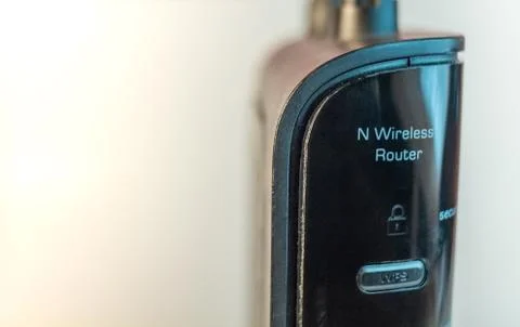 Wireless Modem front Stock Photos