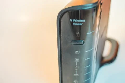 Wireless Modem front Stock Photos