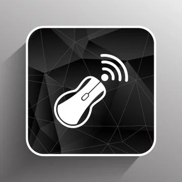 Wireless mouse button web icon tool  click 스톡 일러스트