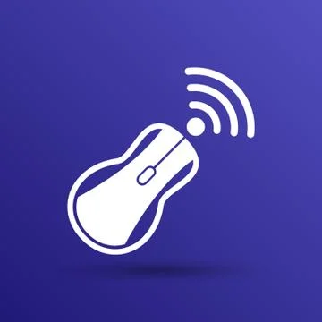 Wireless mouse button web icon tool  click 스톡 일러스트