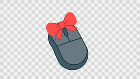 Wireless mouse gift Stock Footage 319056594