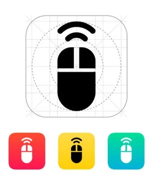 Wireless mouse icon. 스톡 일러스트