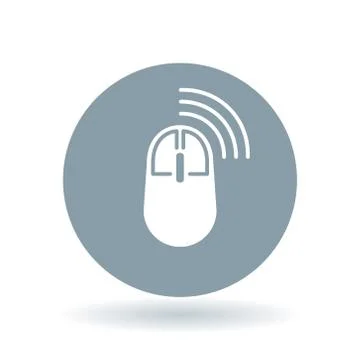 Wireless mouse icon Stock Illustration