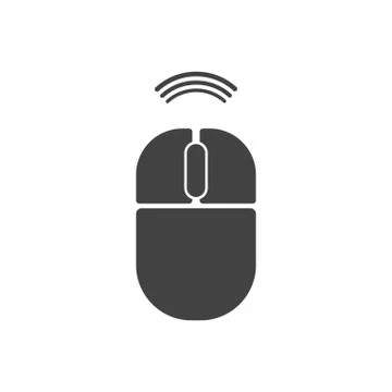 Wireless mouse icon Stock Illustration