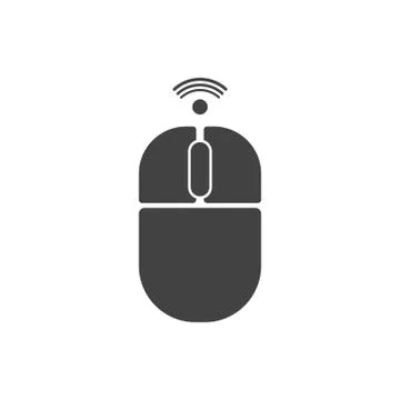 Wireless mouse icon Stock Illustration