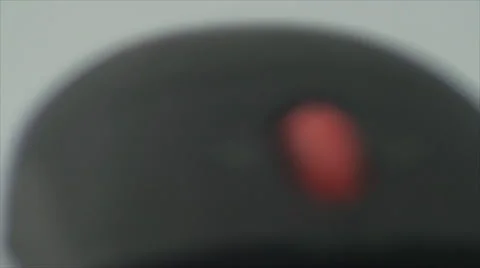 Wireless Mouse Isolated On White, Technology, Input, Zoom Out Shot Stock Footage 41847109