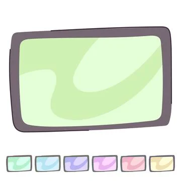 Wireless mouse pad vector cartoon graphic Stock Illustration